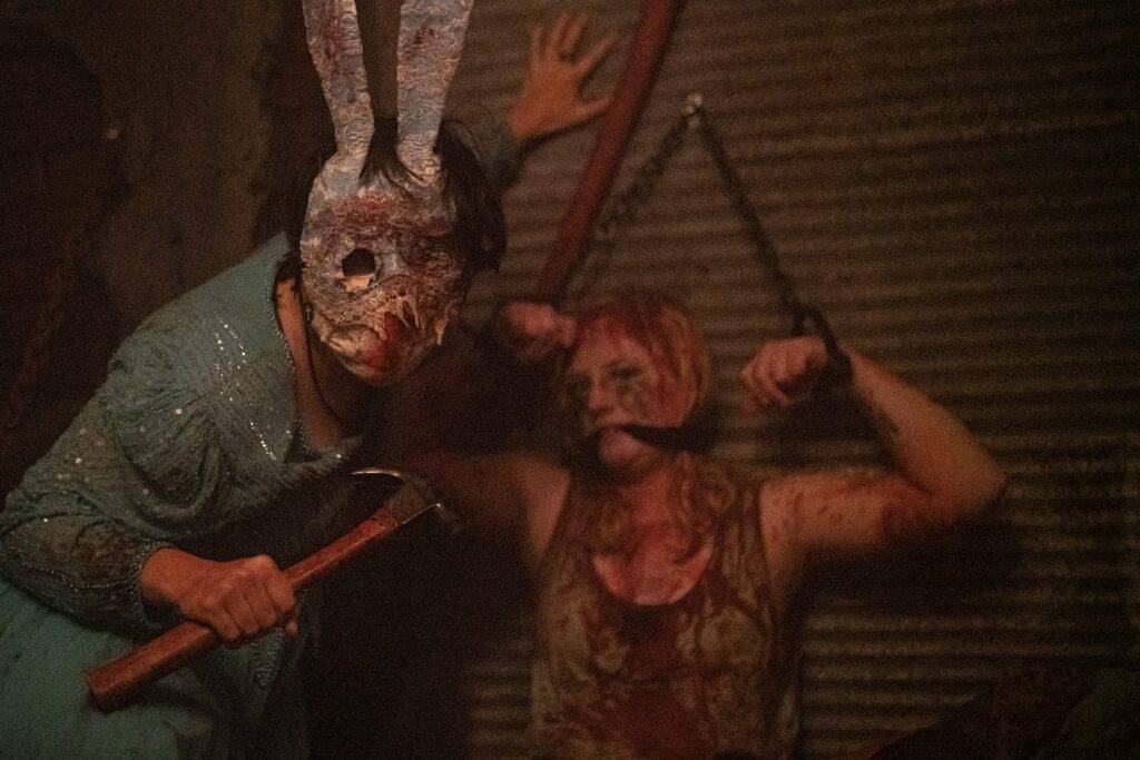 haunt scene blood scary