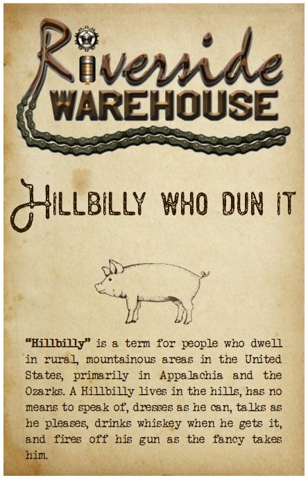 "Hillbilly" is a term for people who dwell in rural, mountainous areas in the United States, primarily in Appalachia and the Ozarks. A Hillbilly lives in the hills, has no means to speak of, dresses as he can, talks as he pleases, drinks whiskey when he gets it, and fires off his gun as the fancy takes him.